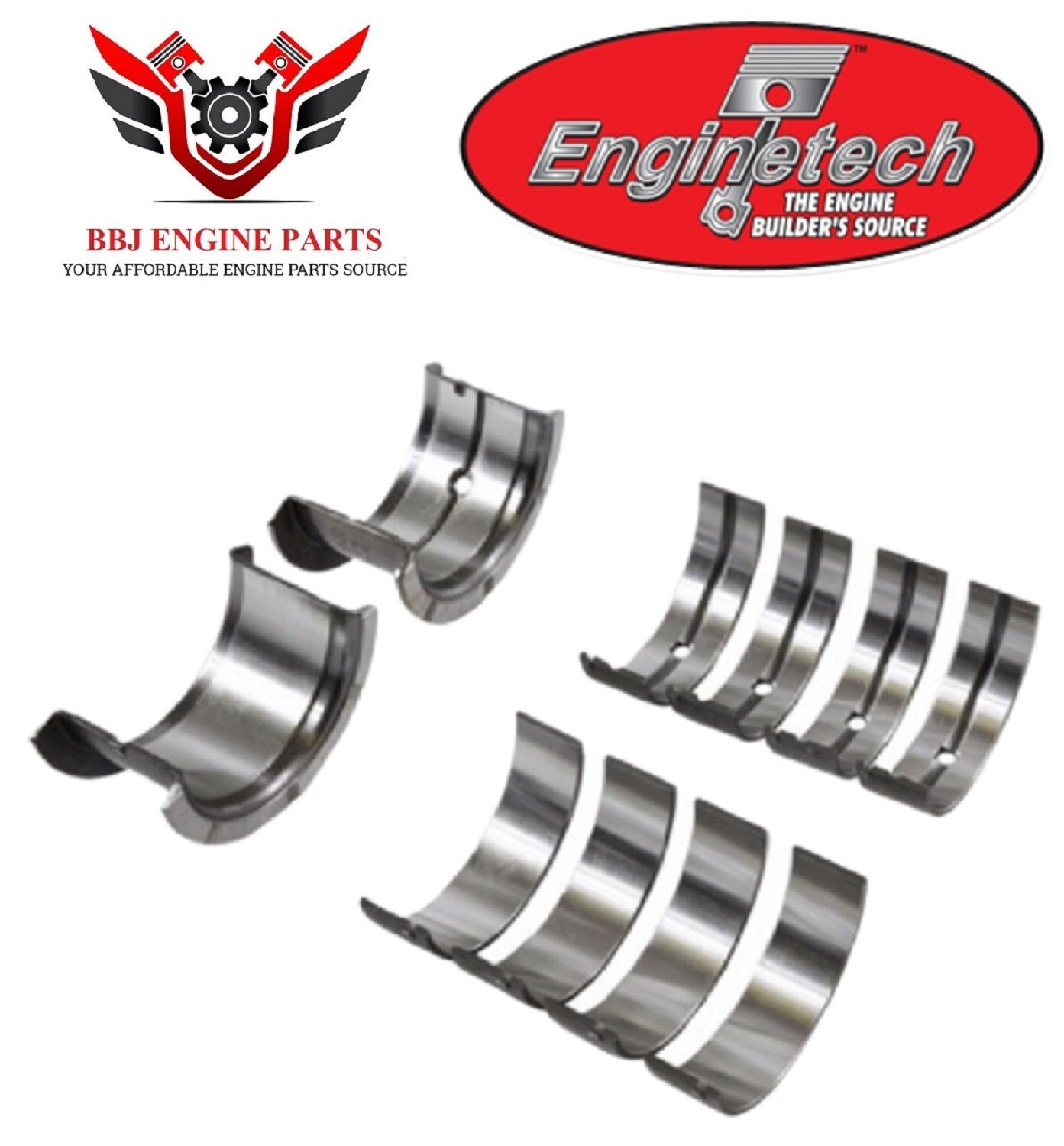 Chevrolet GMC SBC 305 327 350 5.0 5.7 1968 - 2002 Enginetech Rod - Main Bearings