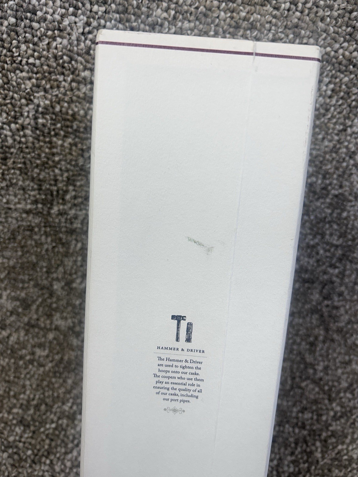 The Balvenie 21 Years Portwood Single Malt Scotch Whisky Presentation Box Empty