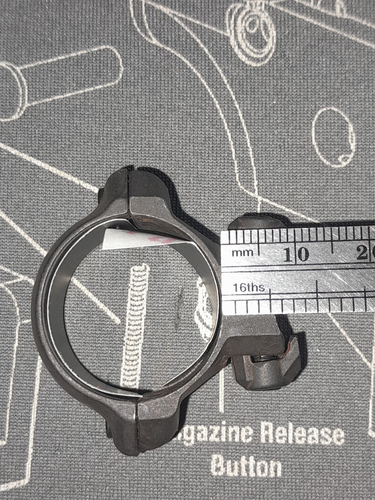 Millett Angle-Loc 1" Low Ring Set for Rimfire Rifles #TP00701