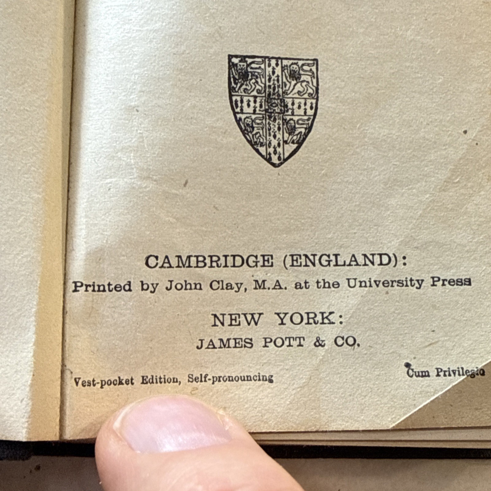 1918 WWI New Testament Pocket Holy Bible Army Camp Dodge Iowa IA Soldier Army SD