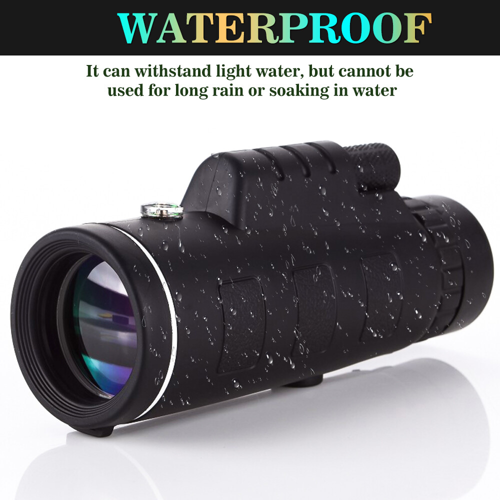 Day / Night Vision 80x100 Zoom HD Monocular Starscope Monocular Telescope BAK4