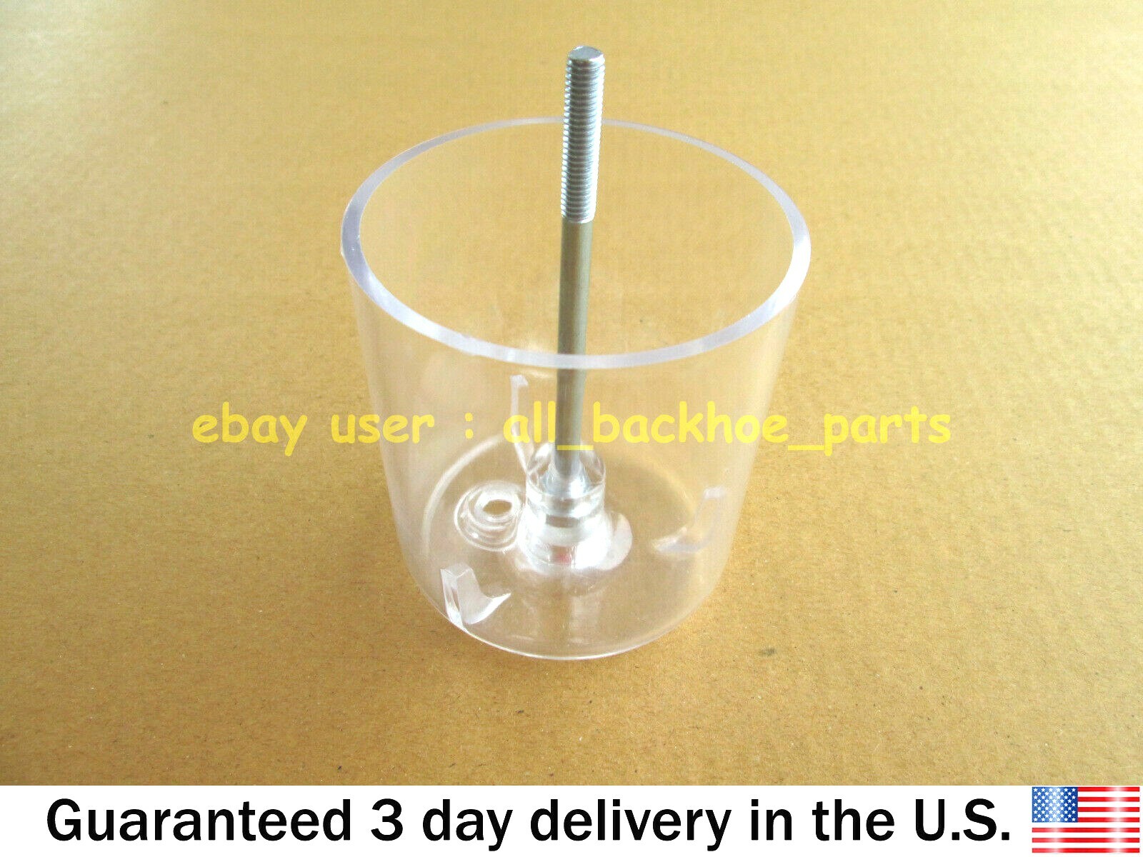 JCB BACKHOE - PLASTIC FUEL SEDIMENT BOWL (PART NO. 32/904709)