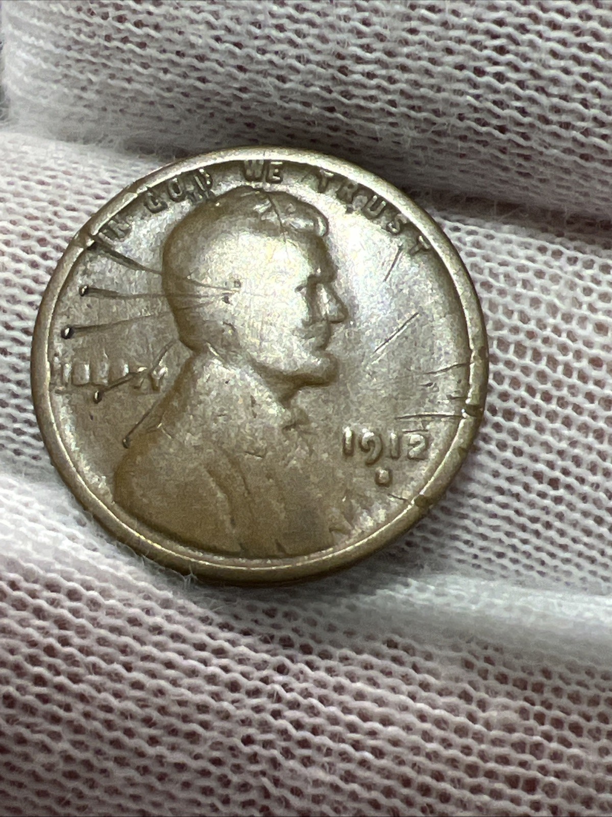 1912-S Lincoln Wheat Cent. Semi Key Better Date Old US Coin!