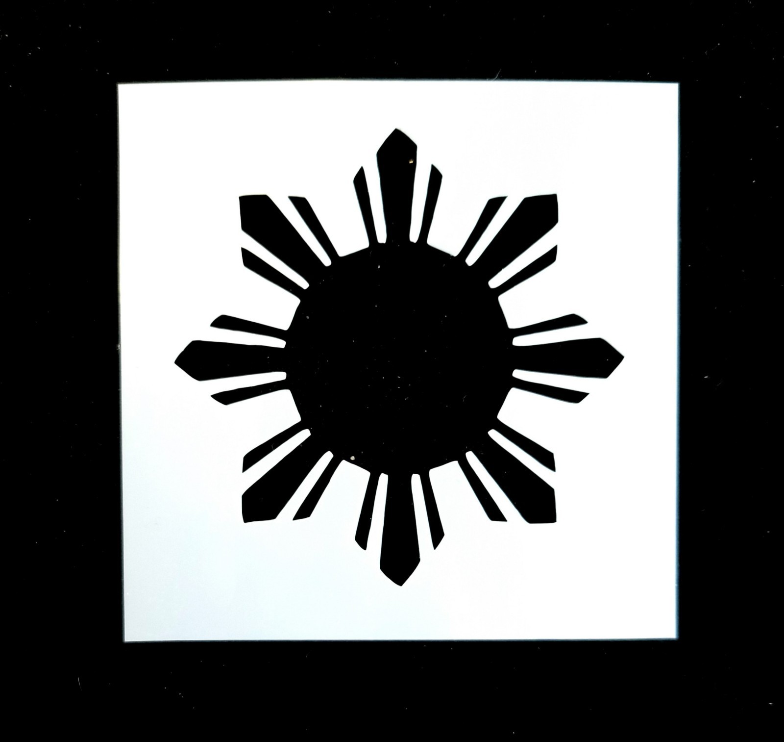 Philippine Sun Reusable Stencil