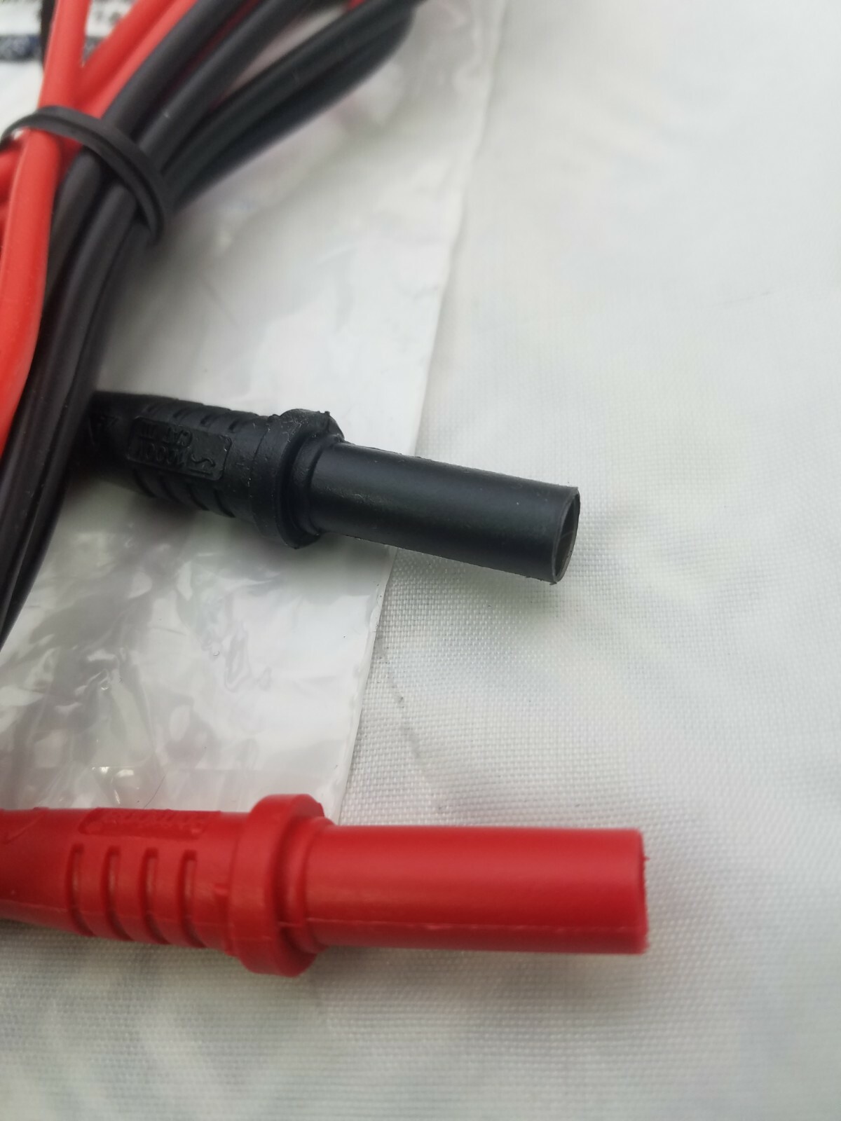 5908A Dmm Test Lead Set 48 " With Straight Plugs For Bench Meters 10Amp.