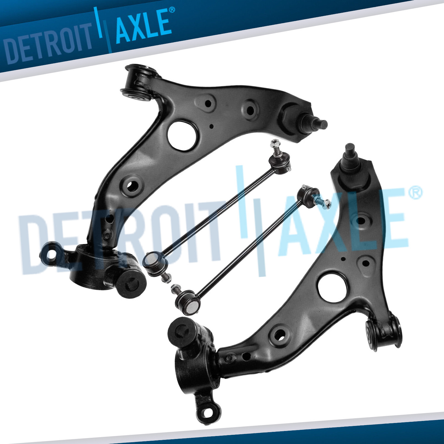 Front Lower Control Arms w/ Ball Joints Sway Bar Links for 2014 - 2019 Mazda 6