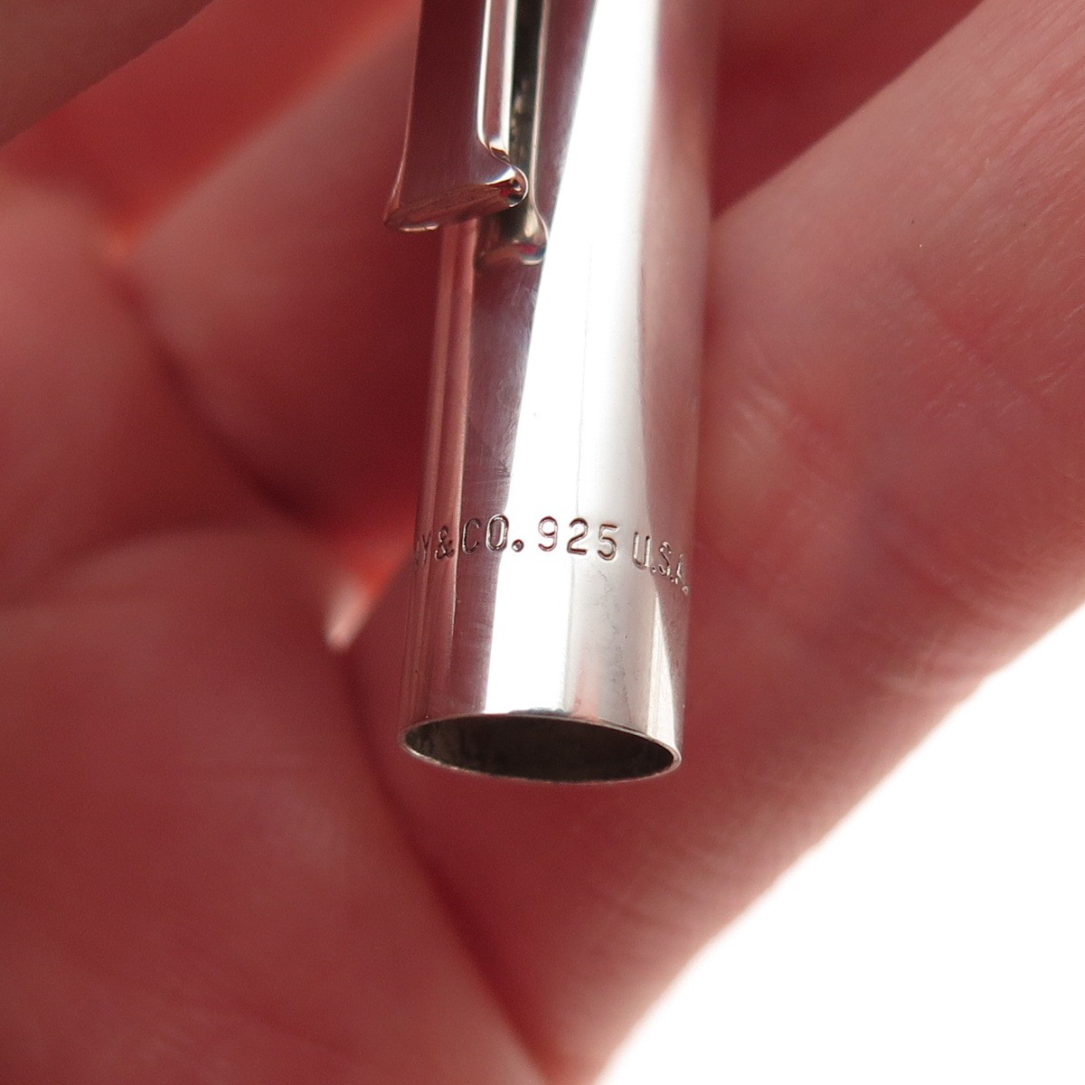 Tiffany & Co. 925 Sterling Silver Vintage T-Clip Ballpoint Pen