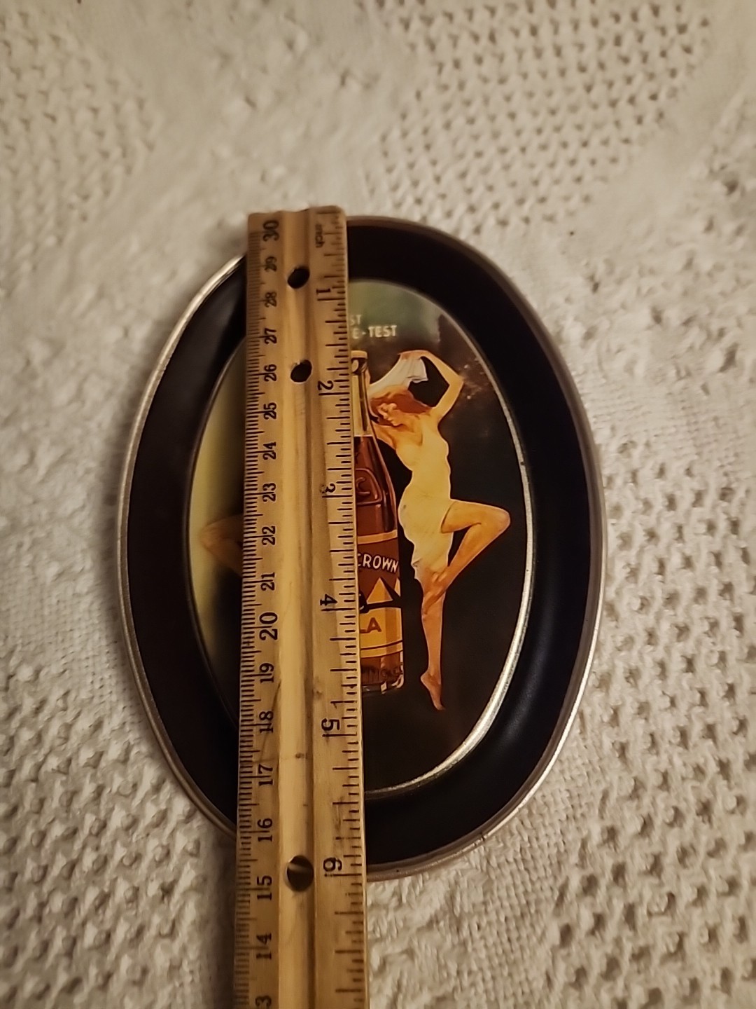 RC COLA Best By Taste-Test Metal 1970s Tip Tray Made In USA