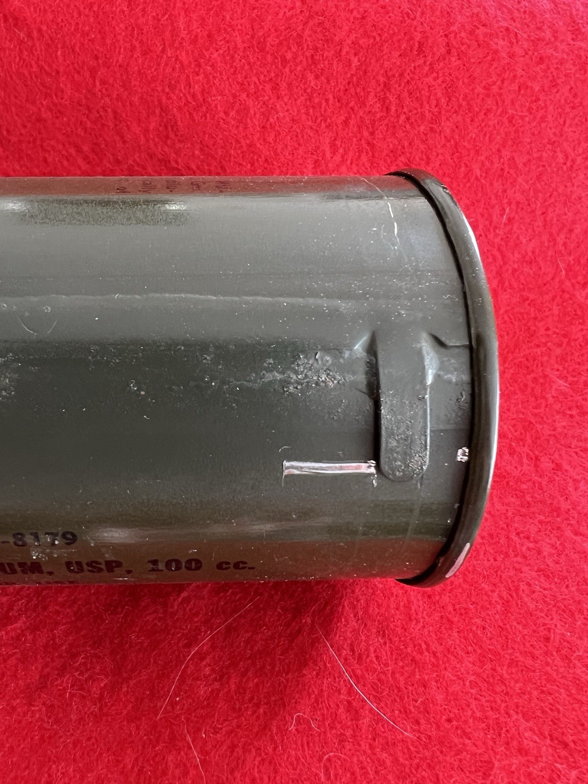 Vietnam War Era US Serum Albumin Can LRRP SEAL SOG MIKE FORCE First Aid Medic