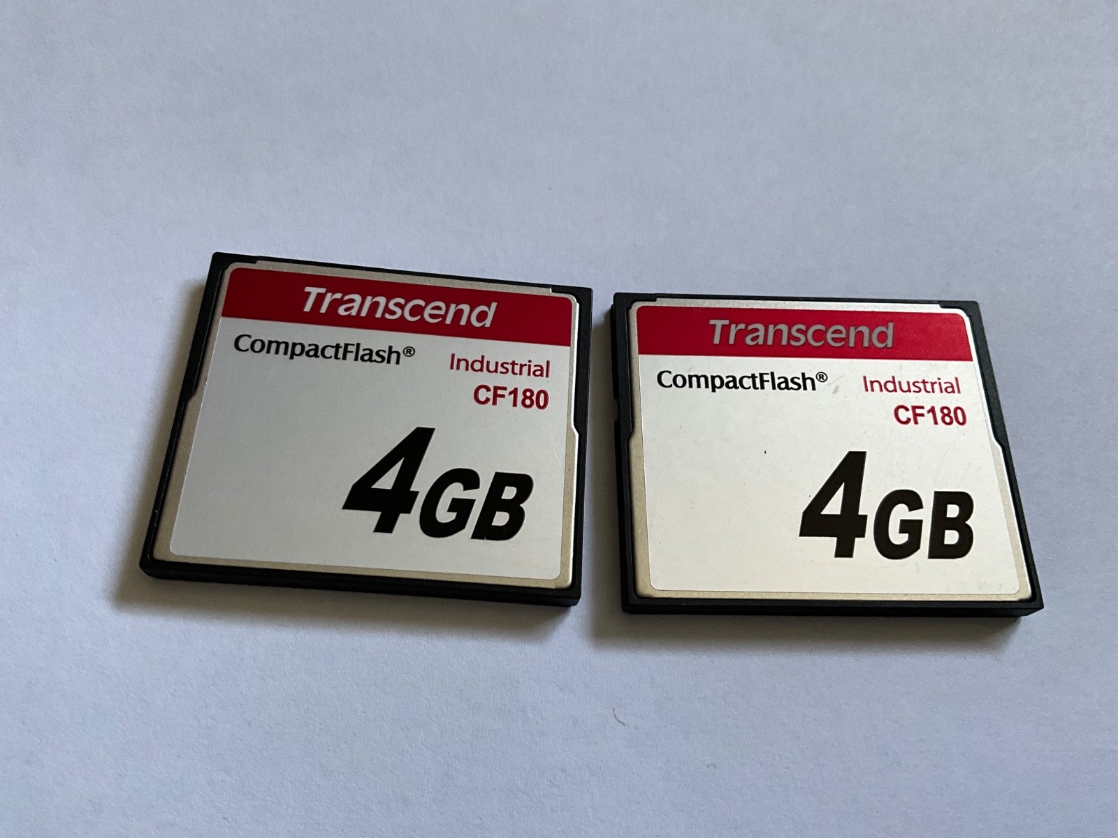 Lot 2pcs 4gb Transcend industrial Compactflash memory card NIKON CANON CF DSLR