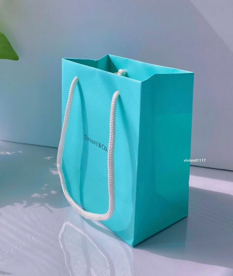 Tiffany & Co. Packaging Empty Signature Blue Gift paper Bag