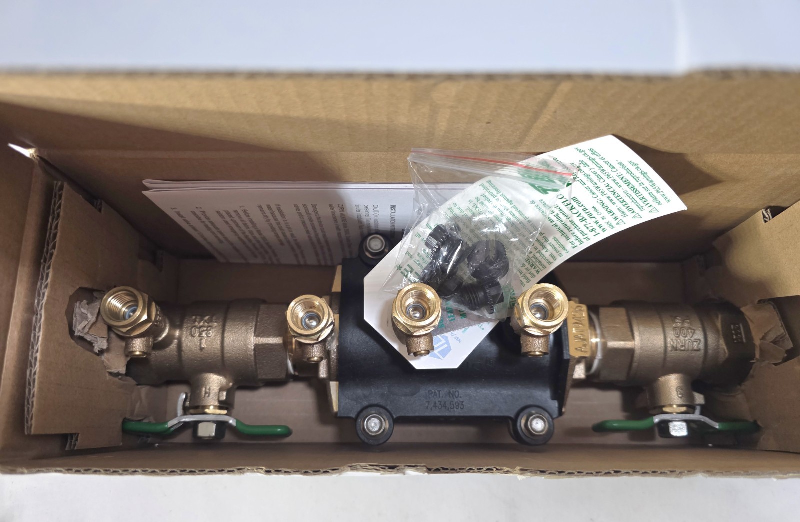 Zurn Wilkins 1" 350XL Double Check Backflow Preventer Lead Free 1-350XL