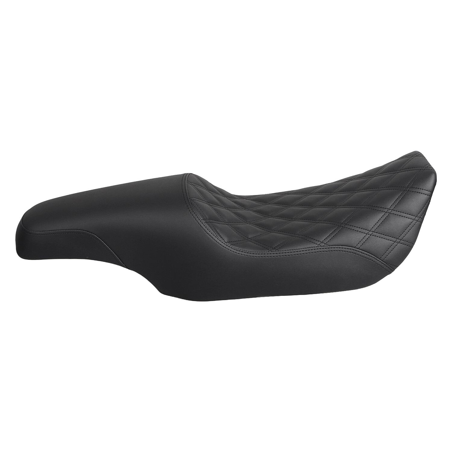 Profiler Seat Driver & Passenger Black For Harley Road King Classic FLHRC 97-07