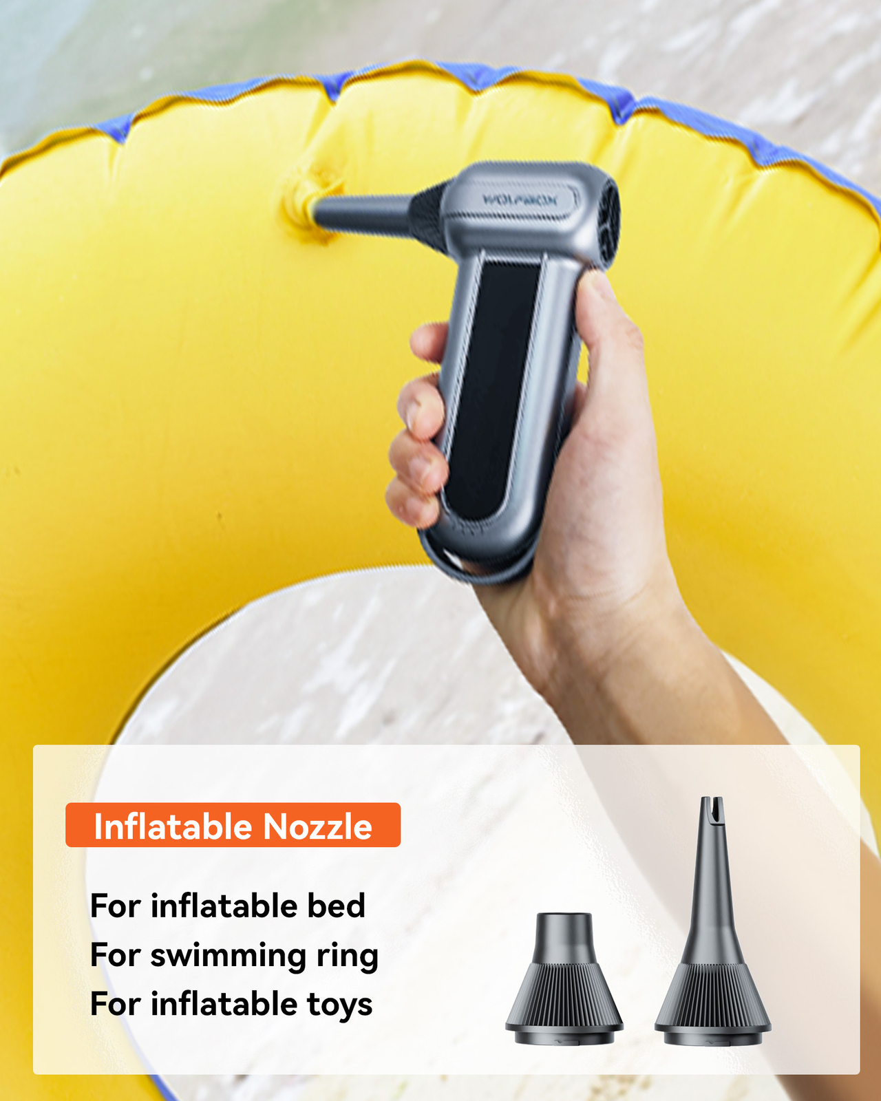 WOLFBOX Compressed Air Duster-150000RPM Super Power Electric Air Duster