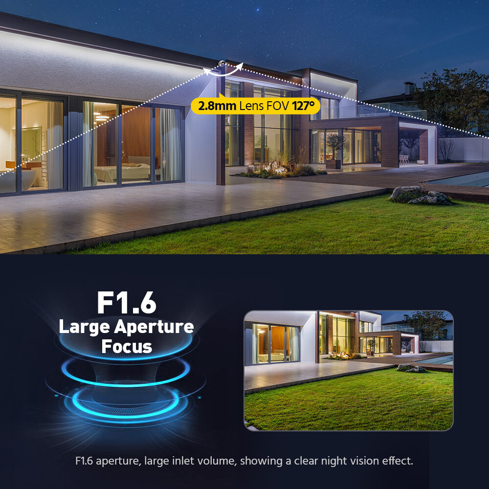 ANNKE 4IN1 4K Wired CCTV Security Camera 8MP AI Color Night Vision Outdoor IP67