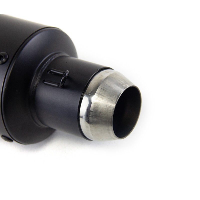 Slip-on 51mm 2" Universal Motorcycle Exhaust Muffler Pipe Tail Tips Black