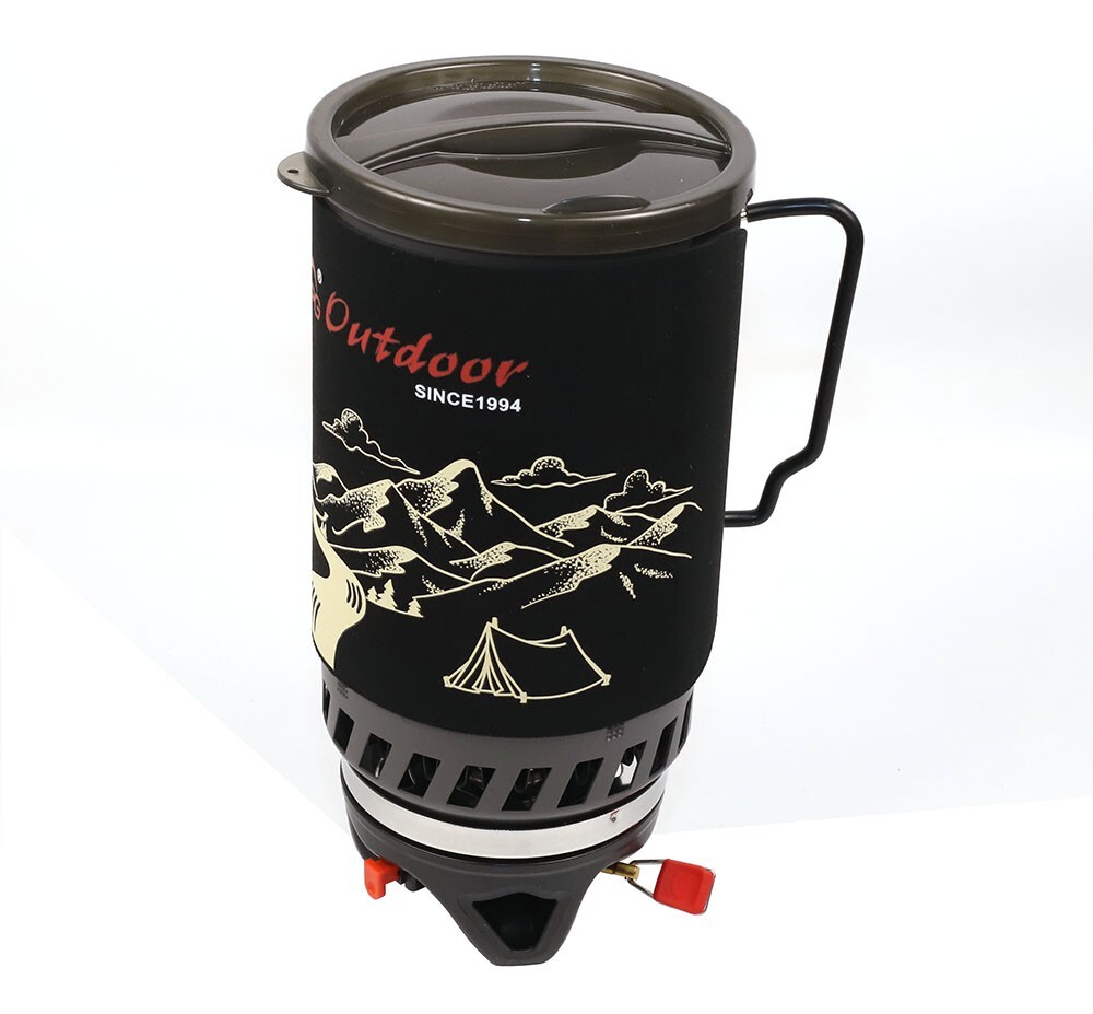 Camping Jet Burner 1000W 1100ML Portable Gas Powered Stove top Cooking System