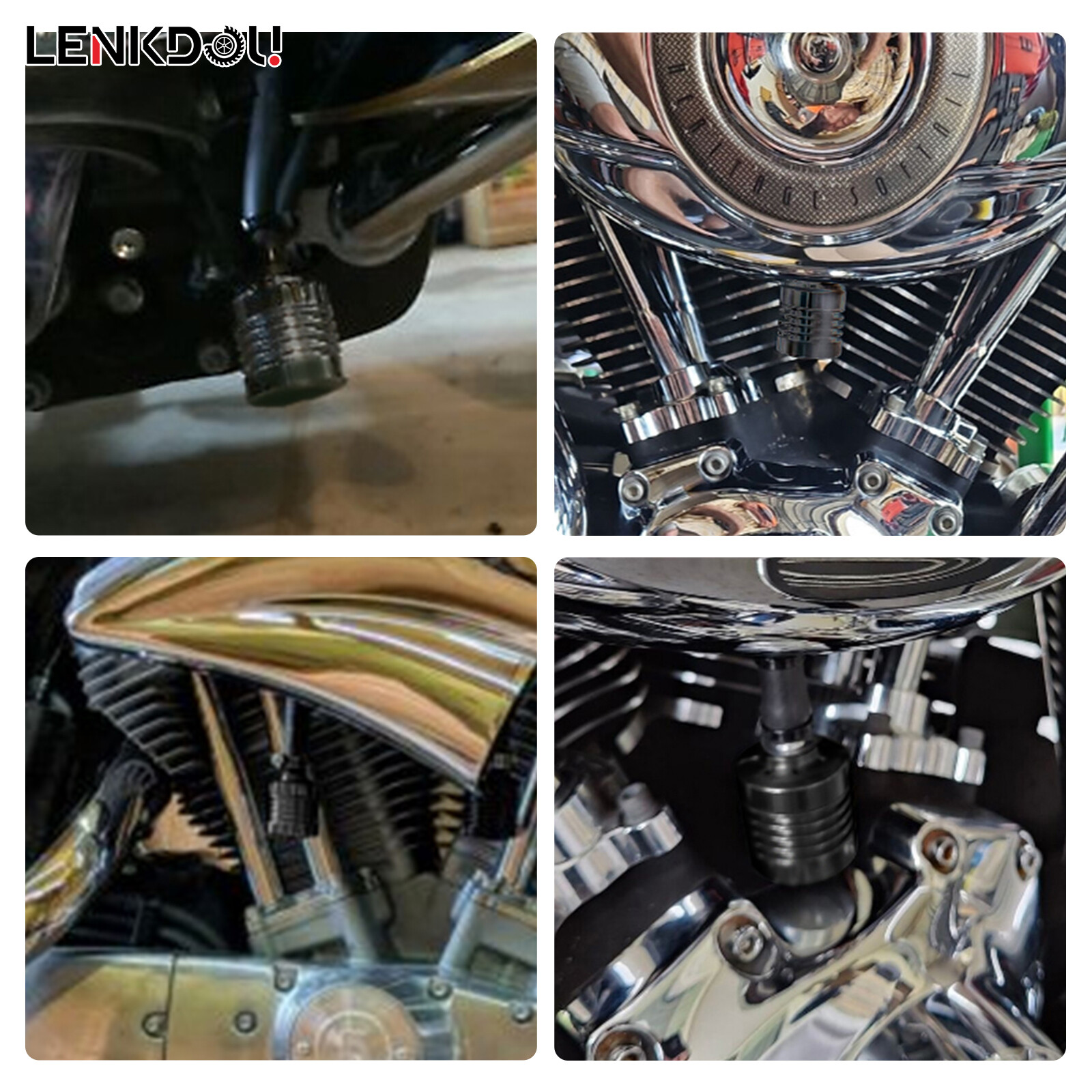 For Harley Engine Oil Collector Vented Breather Canister Gearbox 40-0457 Custom