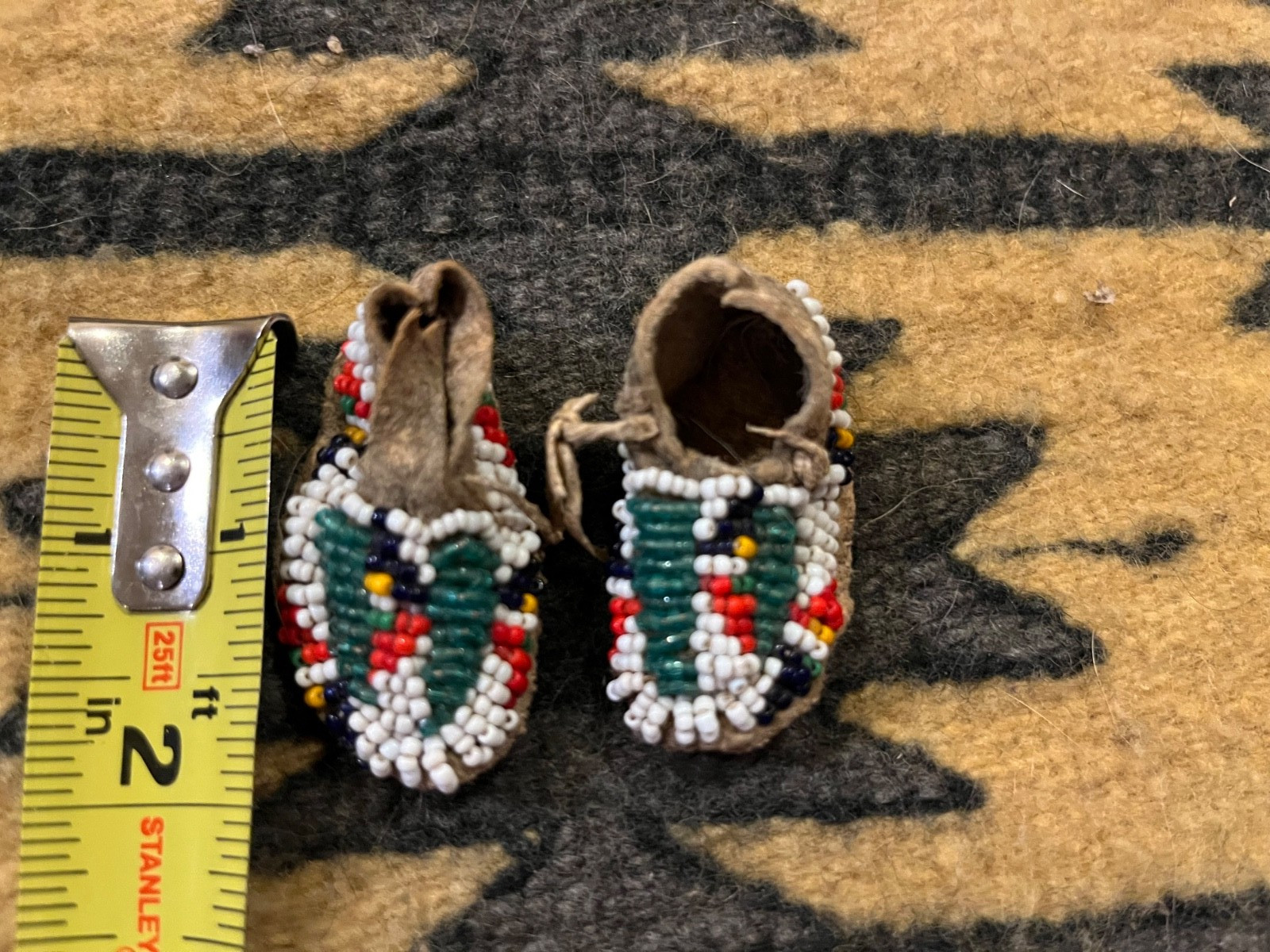 Old Beaded Baby Moccasins