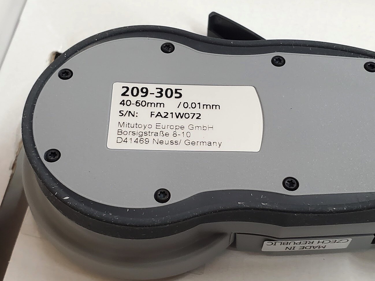 Mitutoyo Internal Groove Dial Caliper Comparator Gauge Gage 40-60mm / 0.01mm