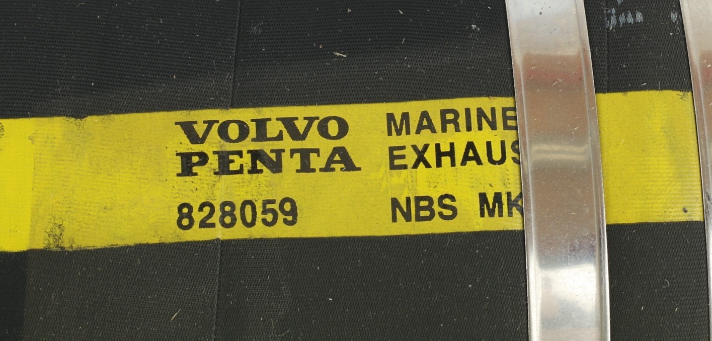 New Volvo Penta 828837 Silencer, Wet Exhaust System