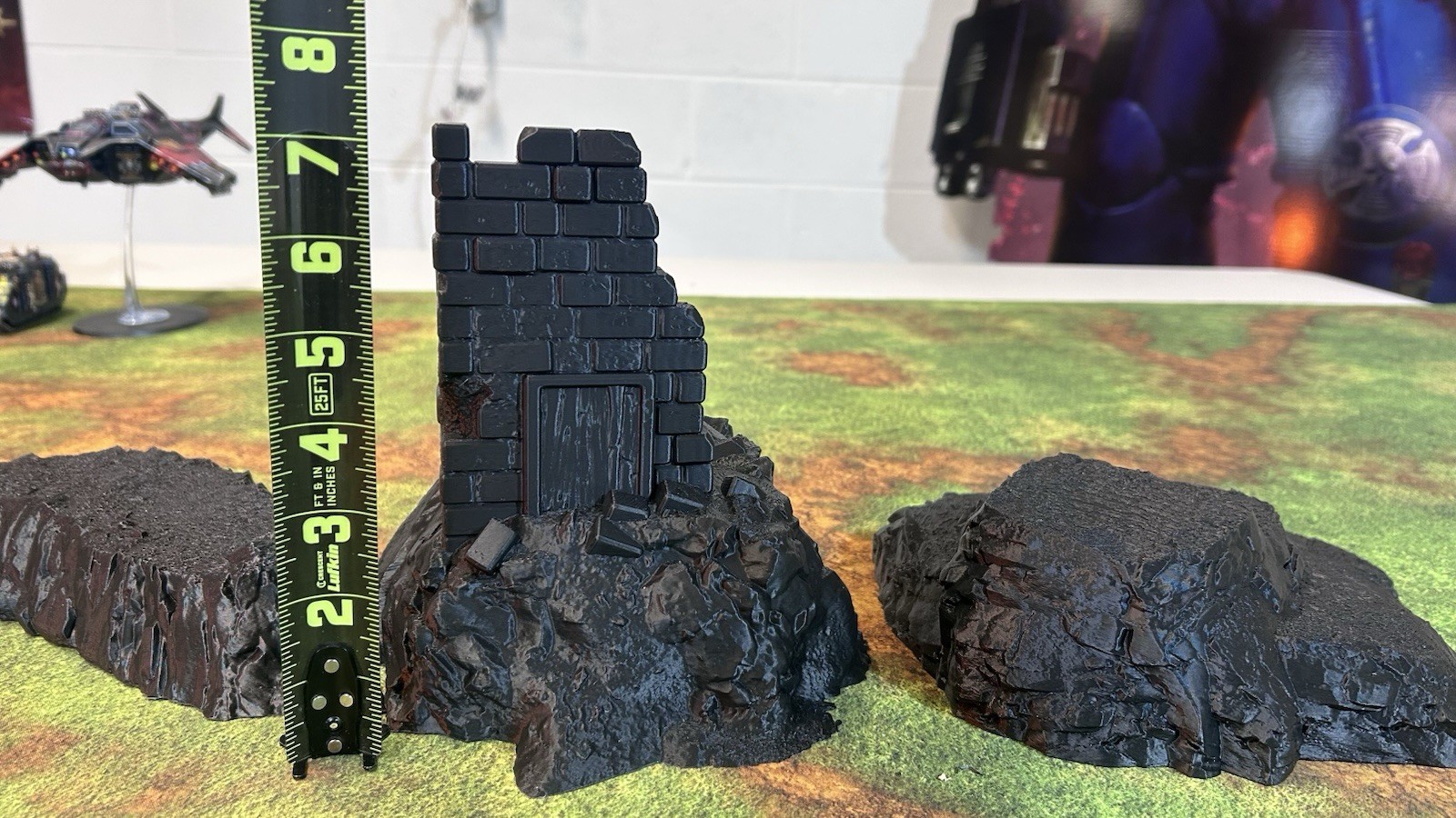 Tabletop Terrain Massive Hills tabletop scenery, 5-piece set