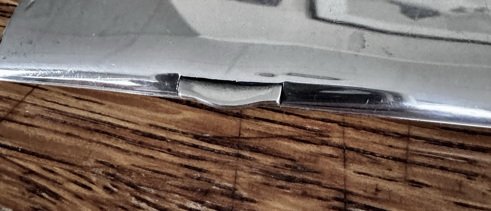 International Sterling Silver Pocket Cigarette Case 4.25 X 3.25. 130 Grams