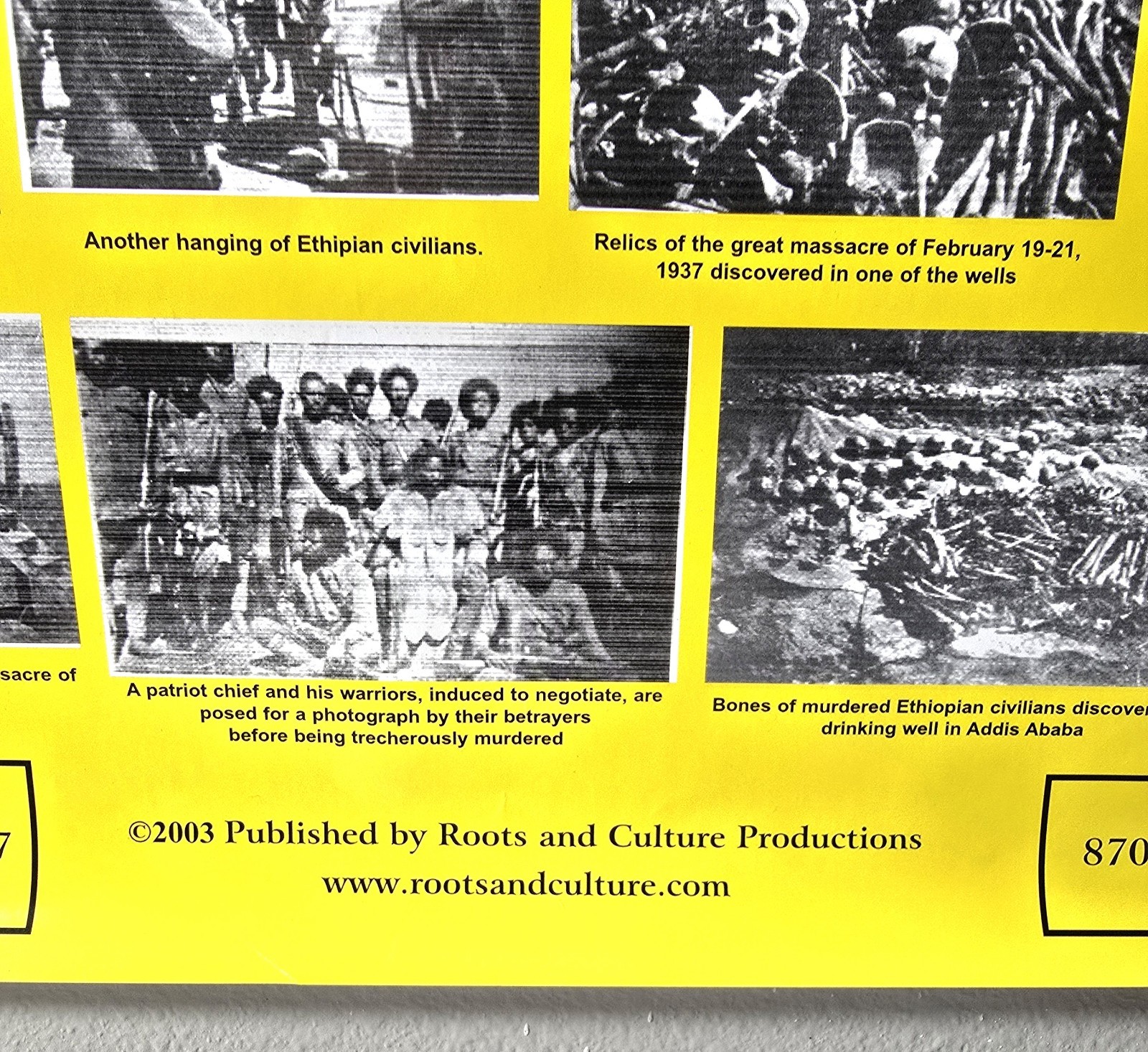 Black History Poster, African-American History 2003 Printing Brooklyn