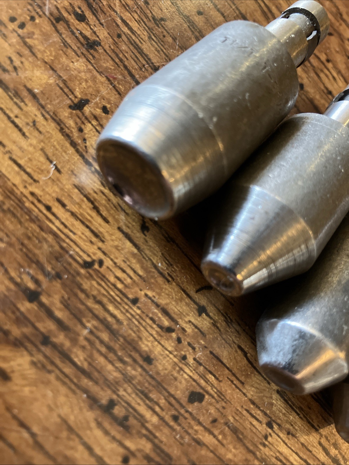 4 Lg Oval Head Rivet Squeezer Die 3/8 Shank Aircraft Aviation Brazier Belly Tank