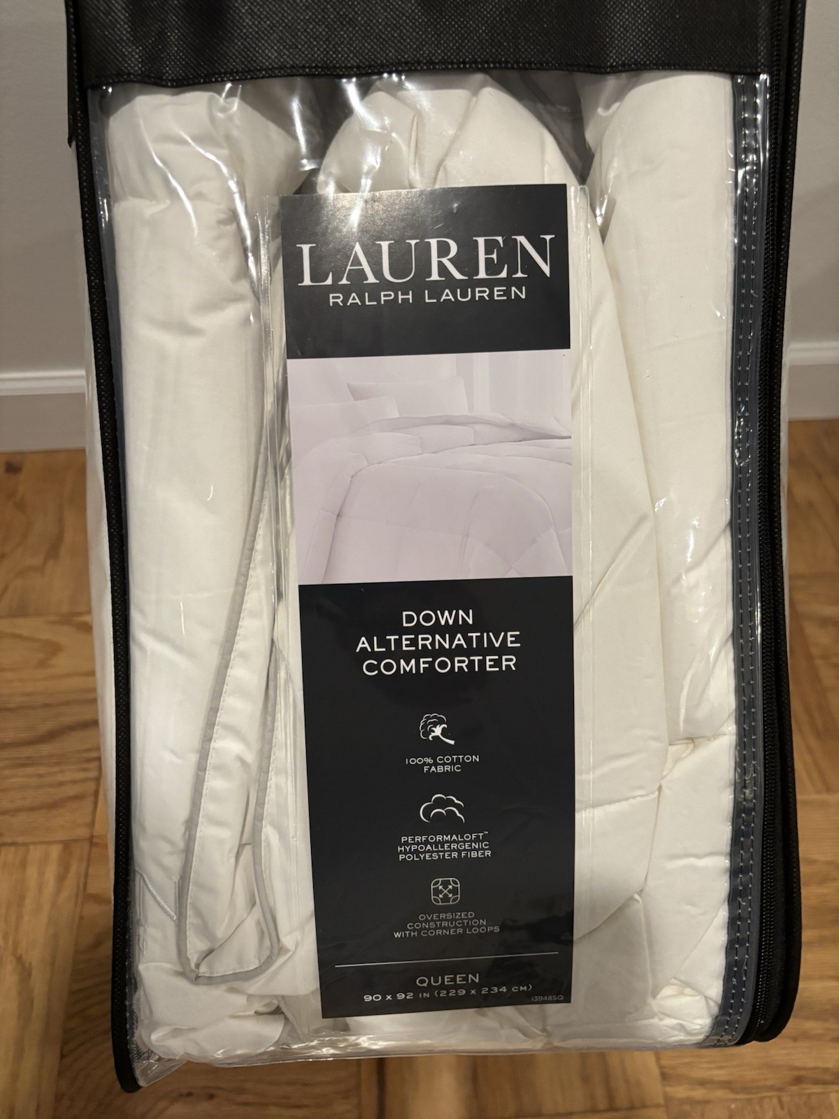 RALPH LAUREN Lauren DOWN ALTERNATIVE COMFORTER 90X92 - FULL/QUEEN