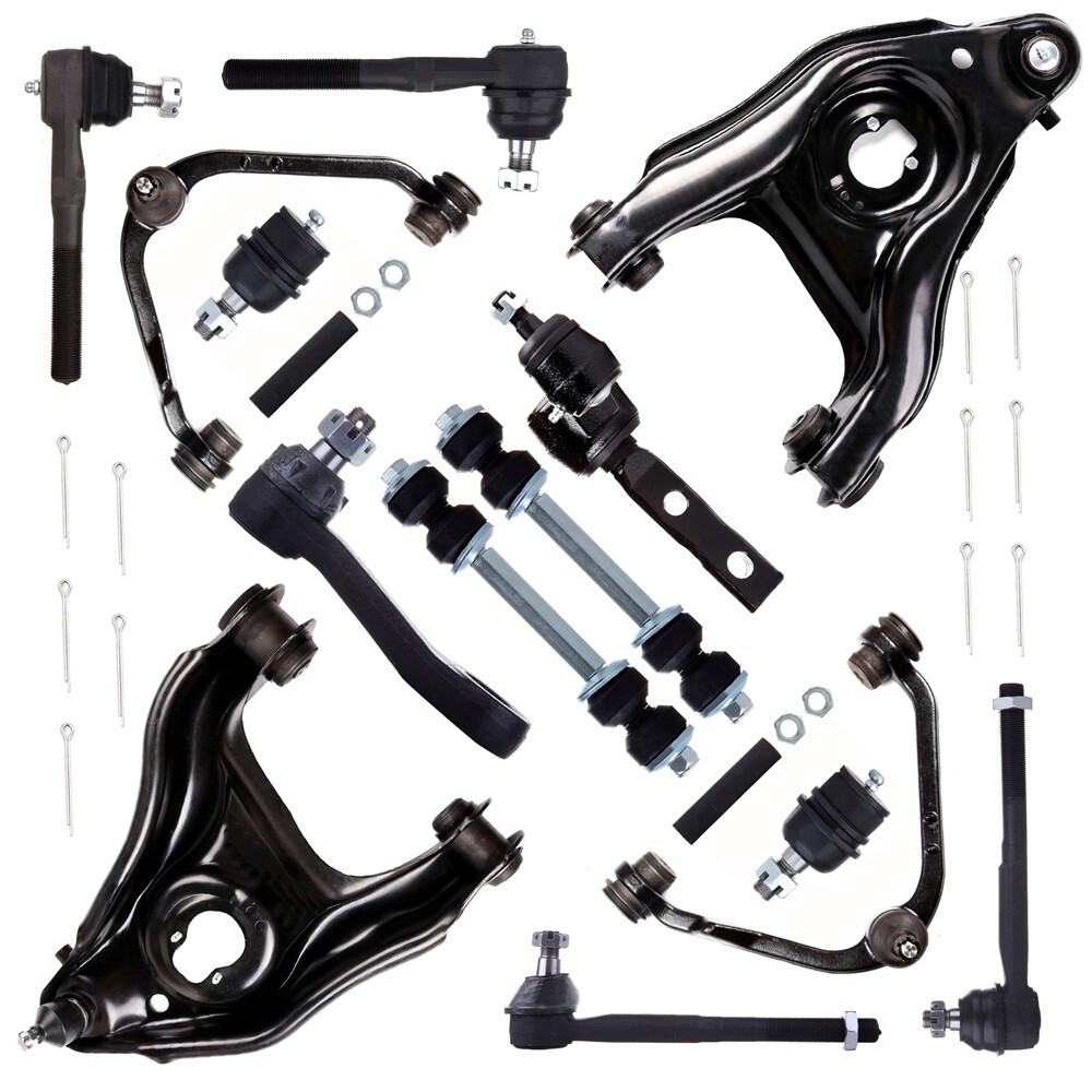 Front Upper & Lower Control Arm Tie Rod Sway Bar For 1997-2004 Ford F-150 F-250