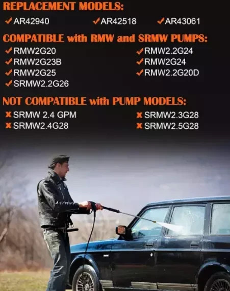 92841730 92840020 2800 Psi Pressure Washer Pump For Craftsman 580.752501 126T02