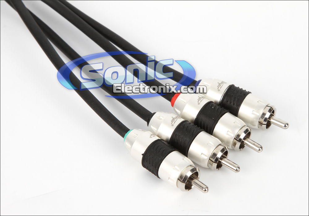 Stinger SI8412 12 Ft 4-Channel 8000 Series RCA Interconnect Cable
