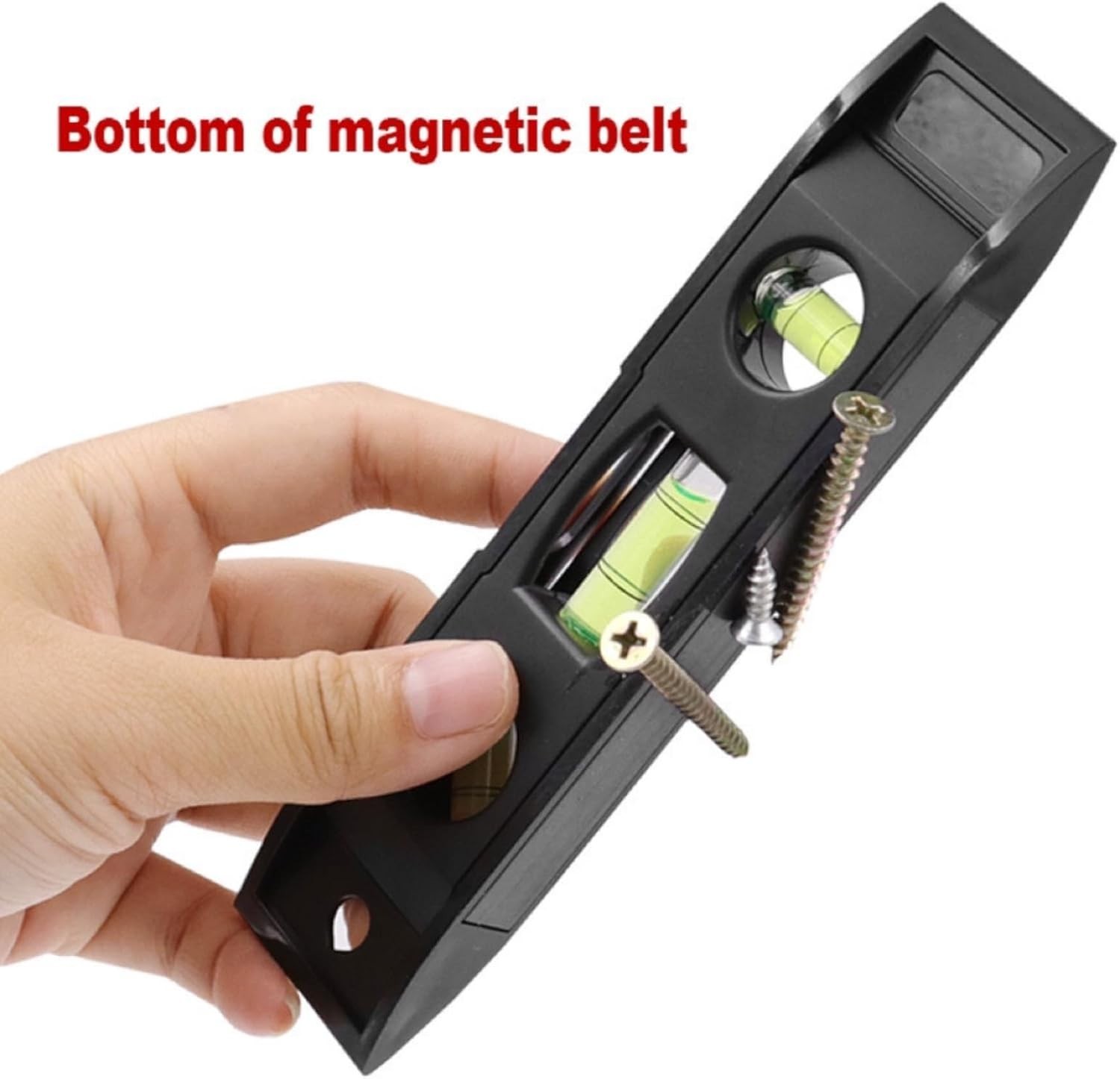 6 Inch Magnetic Torpedo Level with 3 Bubble Vials for Precise Measurements