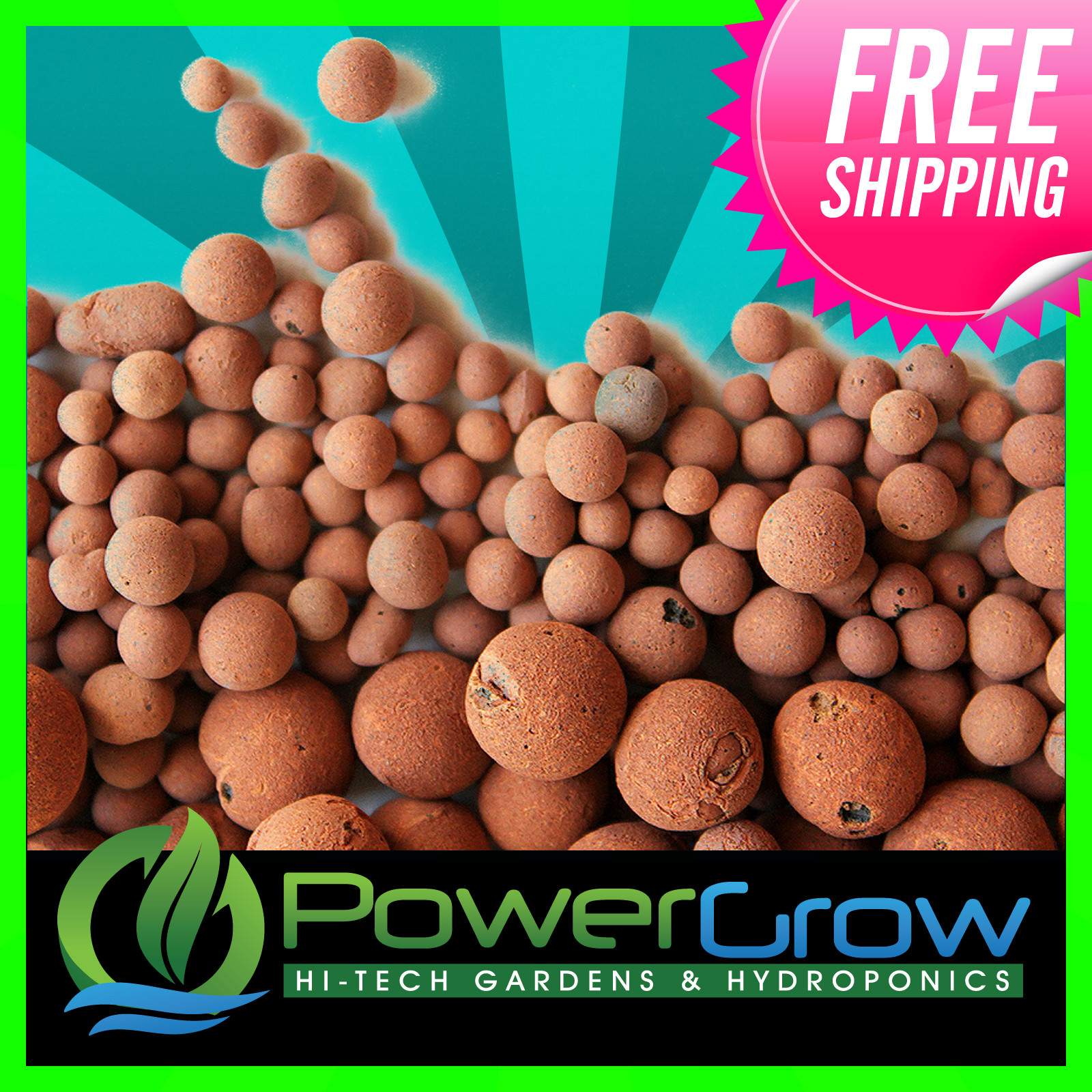 HYDROTON - Original Hydroton® Expanded Clay Pebbles choose your Volume by Pound