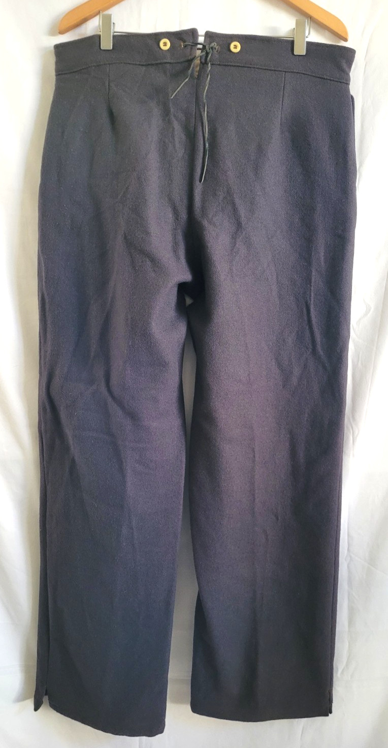 Pants Trousers Mens 36WX31L C&D Jarnagin Western Style Dk Gray Reenactment