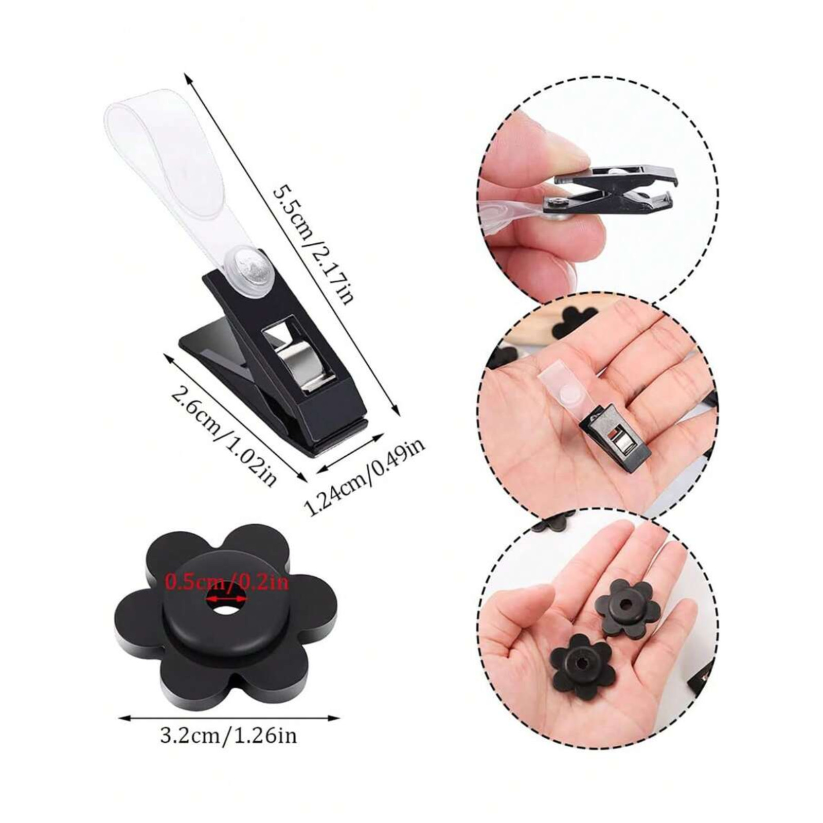 Garden Flag Clip Rubber Stopper Anti Wind Clip For Flag Pole Anley Accessories