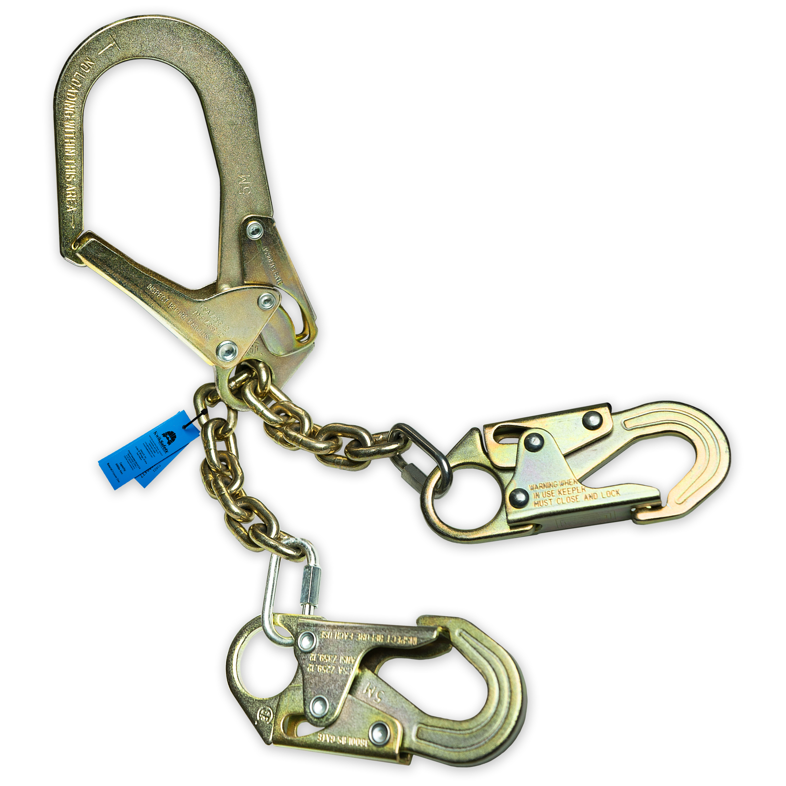 KwikSafety REBAR ROMEO 29" Rebar Chain Steel Positioning Lanyard