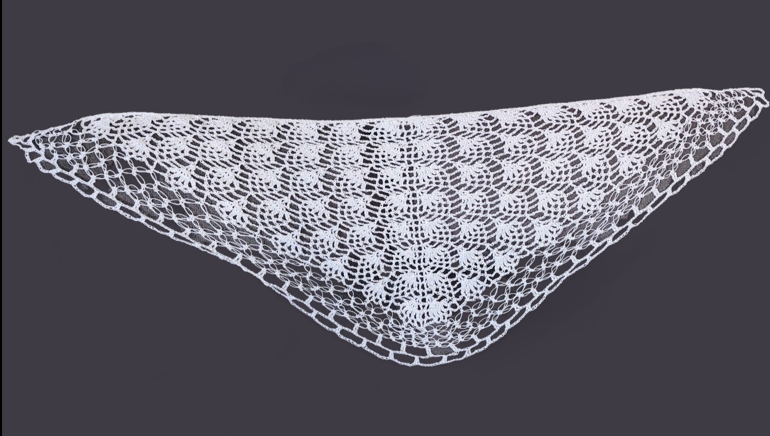 Velo , Mantelina a crochet Ideal para la Iglesia color Blanco Size Mediana