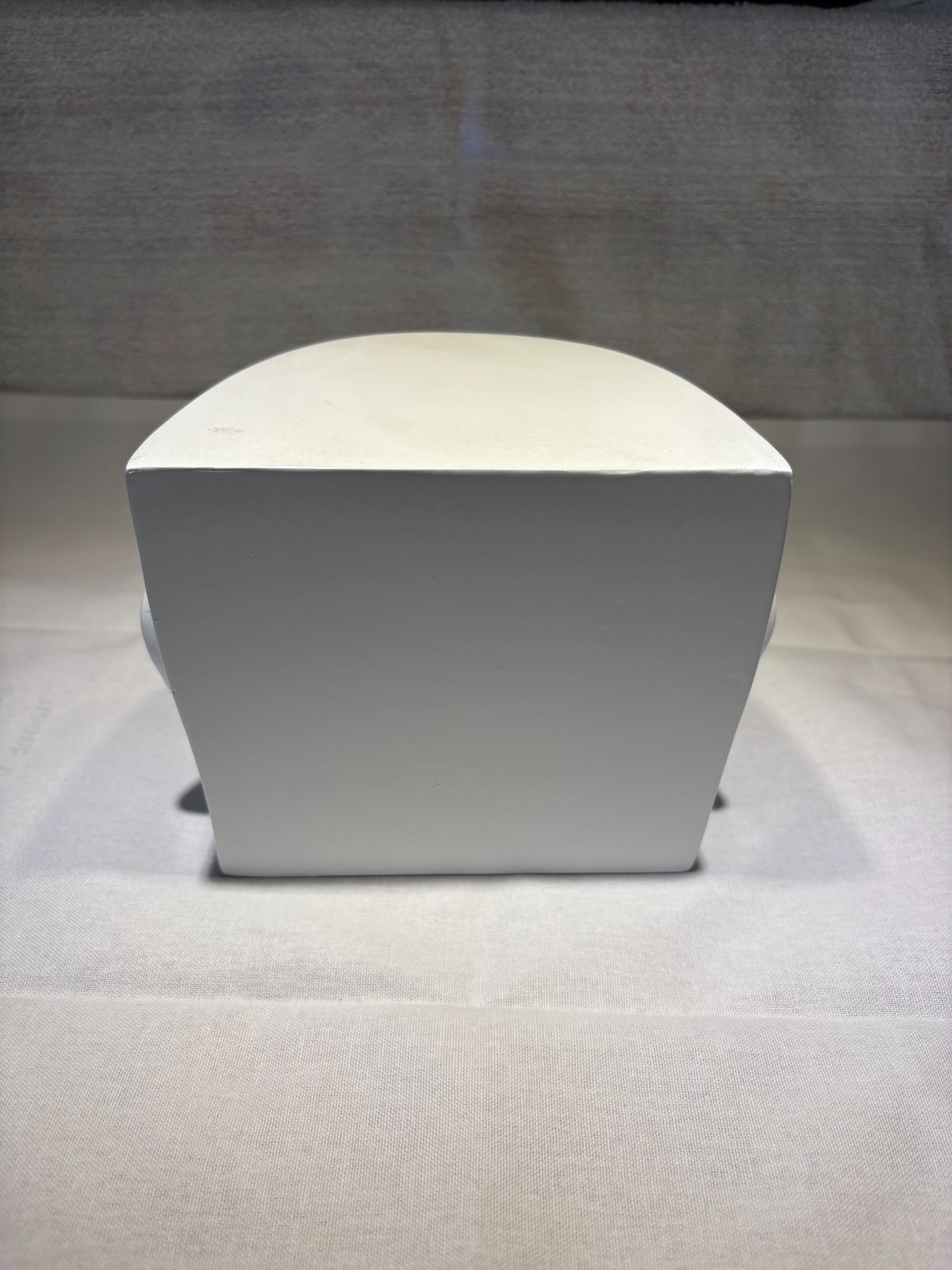 Half Face Head Sculpture Abstract Modern in the style of Jonathan Adler glossy