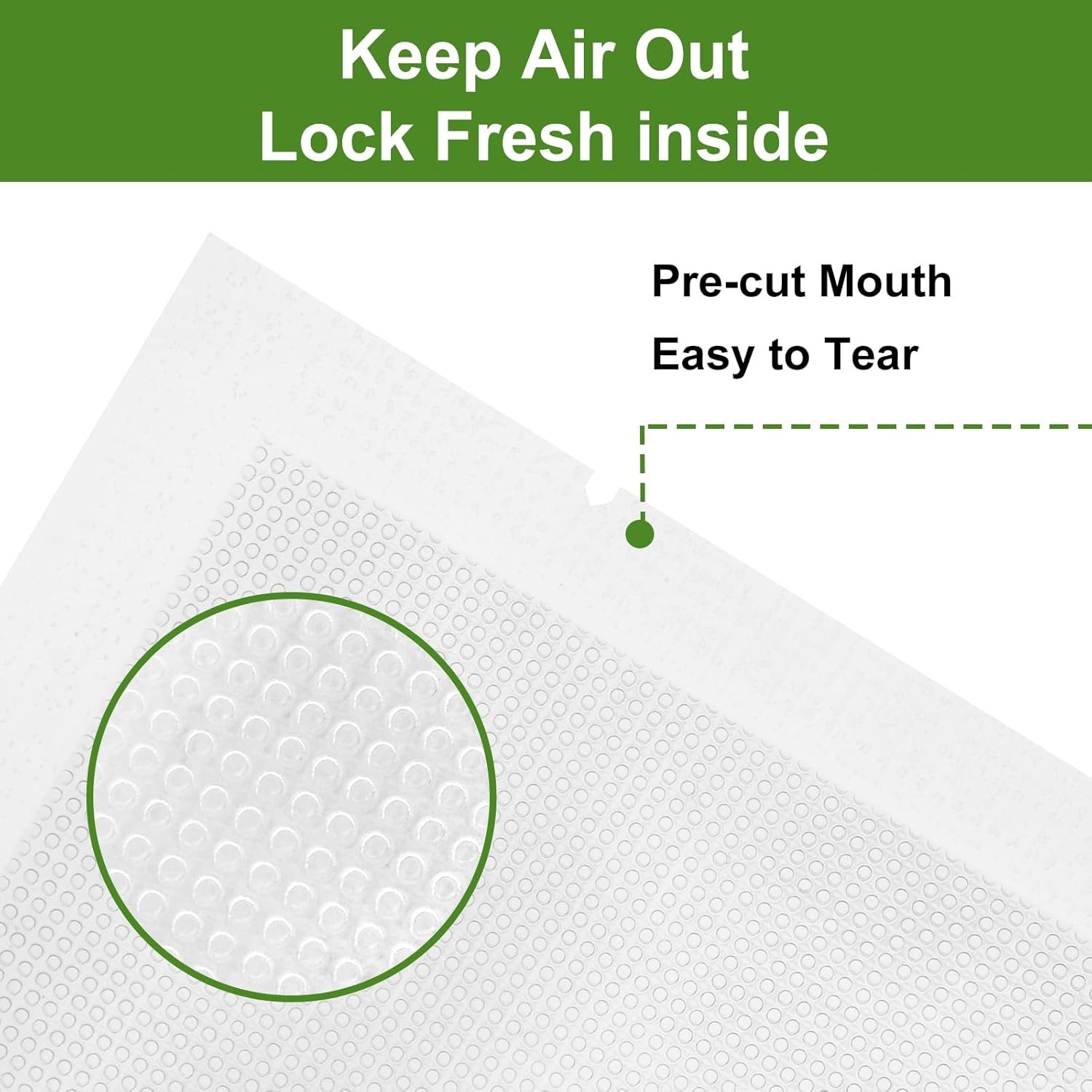 8"x50' 11"x50' 8"x20' Rolls Vacuum Sealer Bags Food Saver Embossed Bags 4 Mil US