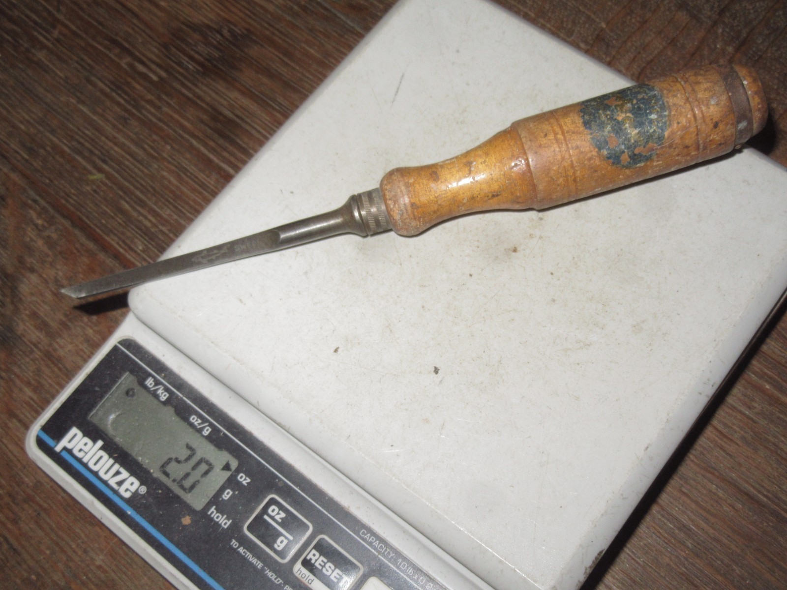 vintage E A Berg Eskilstuna 1/8'' chisel HTF size good user tool to restore