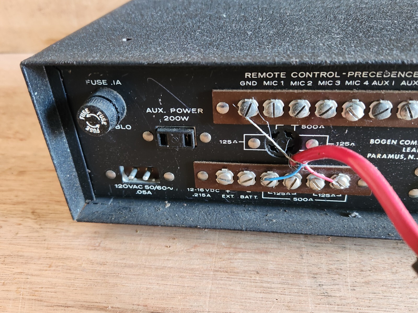 Bogen MTM Transistor Mixer Preamplifier Parts Repair A-86 Vintage USA Untested