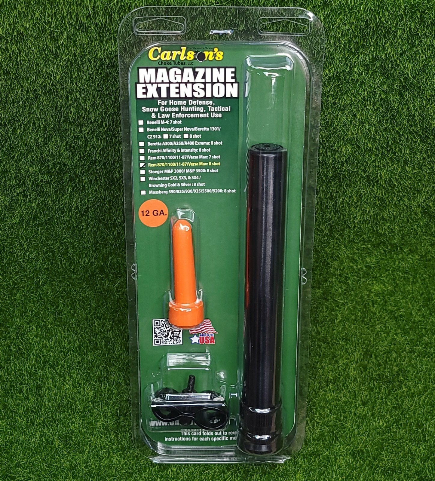 Carlson's Remington 870 1100 1187 12 Gauge 8 Shot Magazine Tube Extension #04500