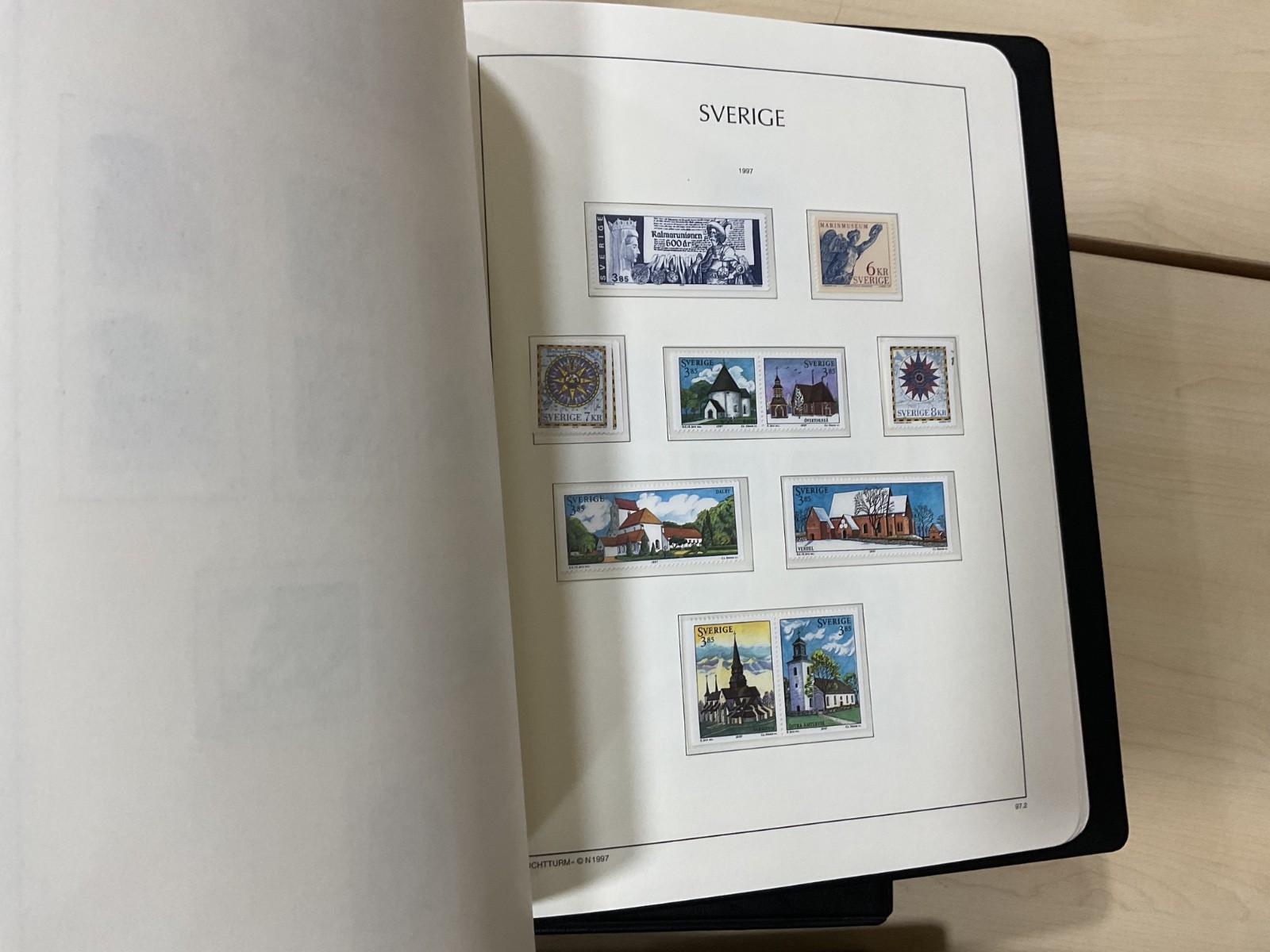 Sweden stamps. 1970 - 2008. 2 Light house albums. G/208*