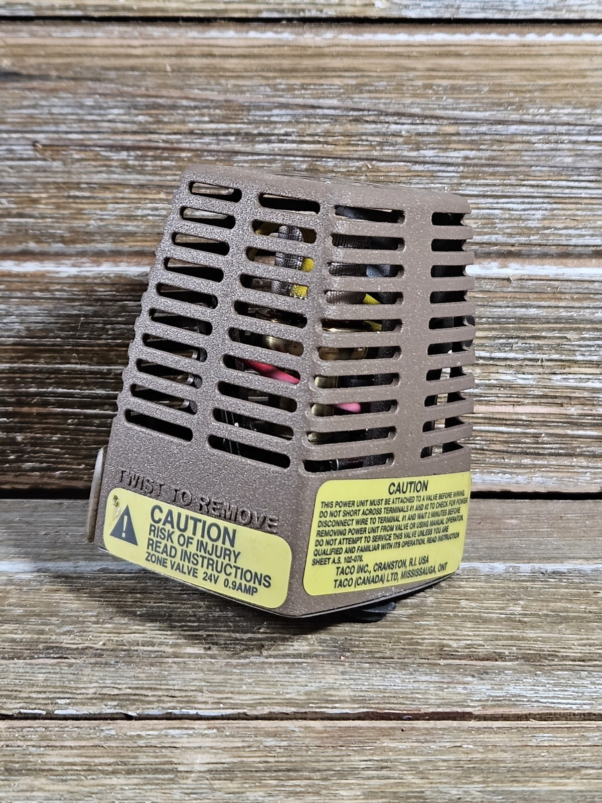 Taco Gold Body 555-050RP Replacement Boiler Zone Valve Power Head READ DESC