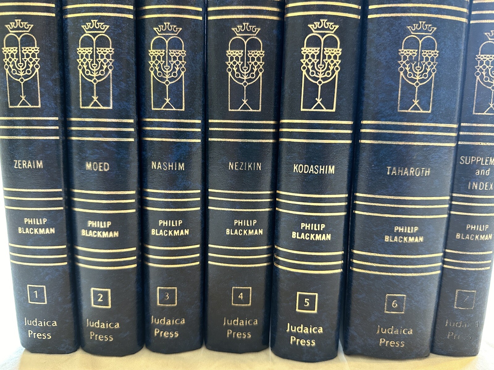 Judaica Press Mishnayoth Philip Blackman Seven Volume Book Set 1983