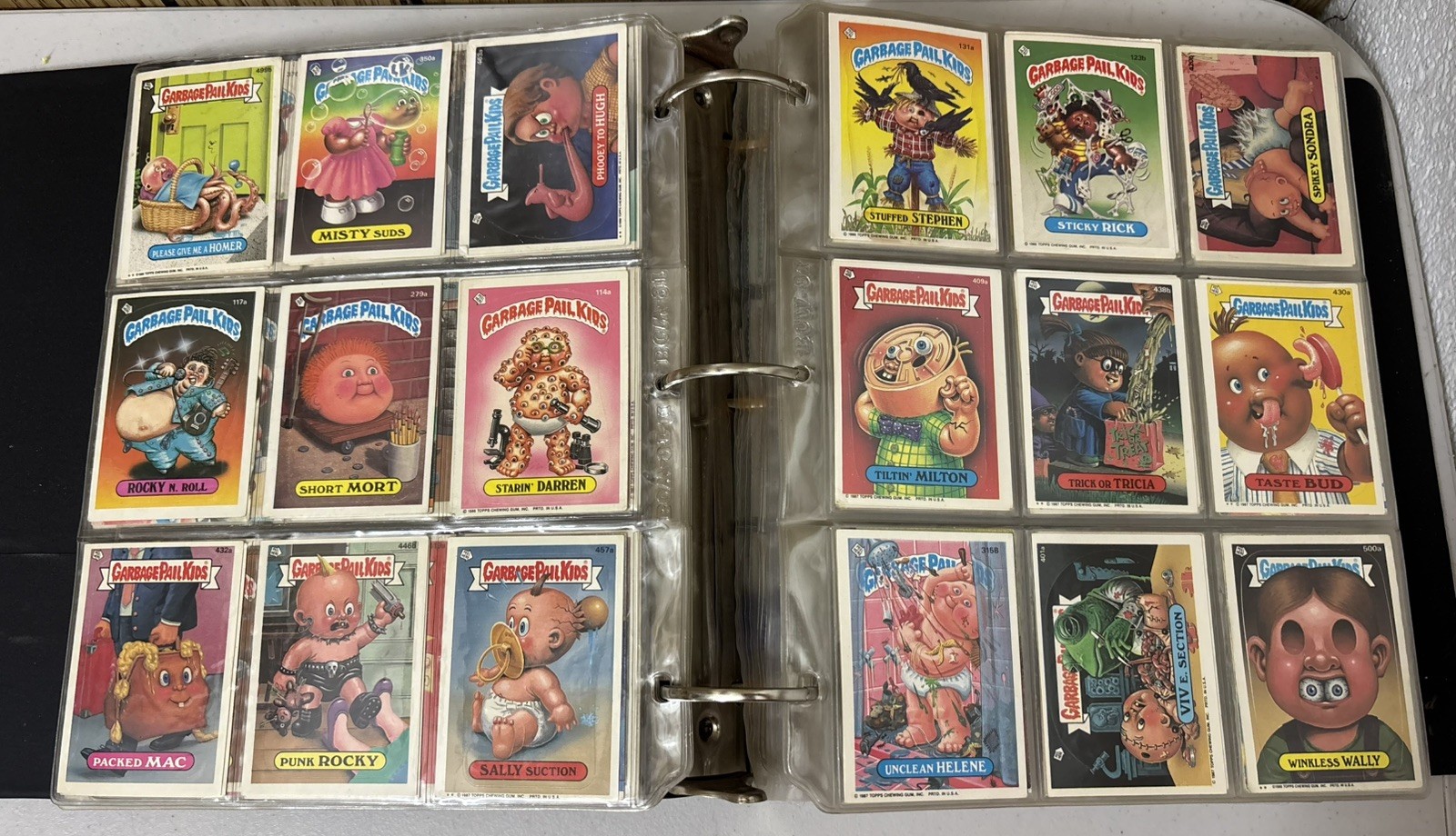 1980’s Garbage Pail Kids Cards Lot Of Almost 400