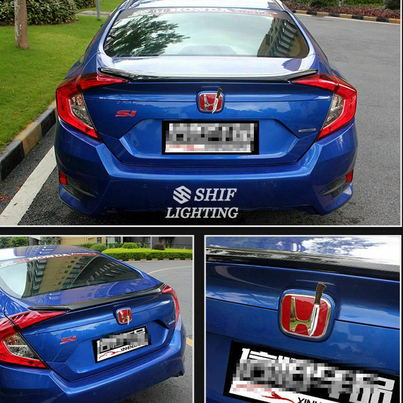 3pack Genuine Style Red Front Rear Steering Emblem Badge For Accord 2018-2023🚚