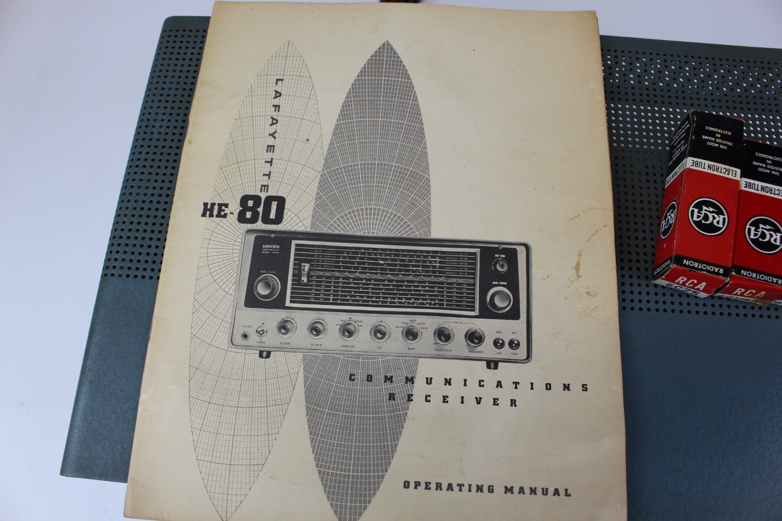 LAFAYETTE HE-80 RADIO PROFESSIONAL RECEIVER 0.55-54MHZ 1963 VINTAGE RARE